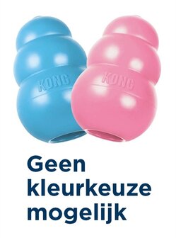 Kong puppy roze of blauw assorti