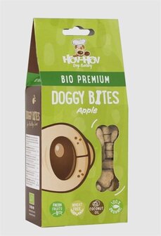 Hov-hov bio premium doggy bites graanvrij appel