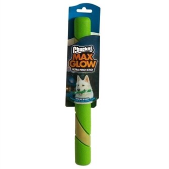 Chuckit max glow ultra fetchstick groen