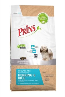 Prins procare adult mini herring / rice hypoallergenic