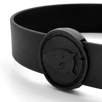 Morso halsband hond waterproof gerecycled black zwart