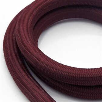 Morso hondenriem soft rope gerecycled plum paars