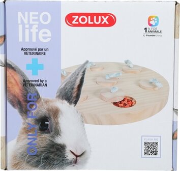 Zolux neolife treat tray konijn hout