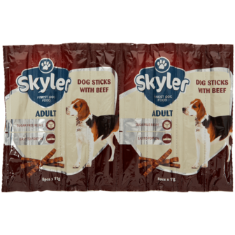 * skyler adult dog sticks met rund 8psc &times; 11g