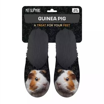 Pantoffel cavia zwart