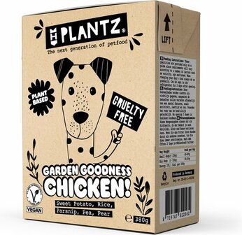 Henart plantz garden goodness chicken-like chunks tetra pak