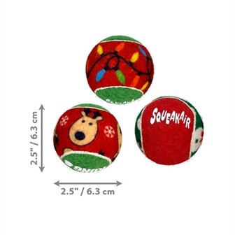 Kong holiday squeakair bal assorti