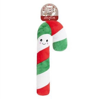 Cupid &amp; comet carrie candy cane kerststok pluche