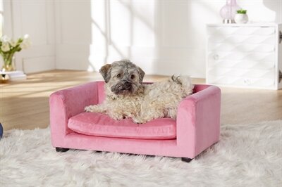 Enchanted hondenmand / sofa cookie roze