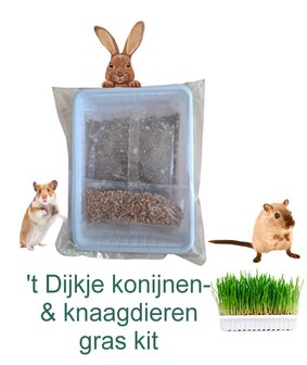 &acute;t Dijkje konijnen-&amp;knaagdieren gras kit