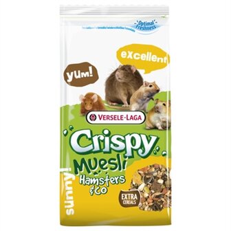 Versele-laga crispy muesli hamsters &amp; co