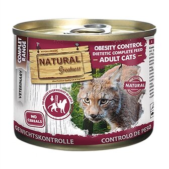 Natural greatness cat obesity control dietetic junior / adult