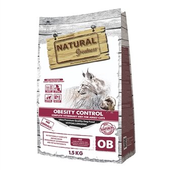 Natural greatness veterinary diet cat obesity control complete