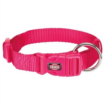 Trixie halsband hond premium fuchsia