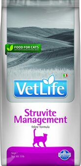 Farmina vetlife cat stuvite management 5kg (tht 23-12-2024)