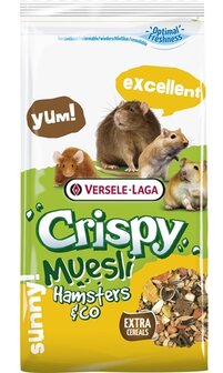 Versele-laga crispy muesli hamsters &amp; co