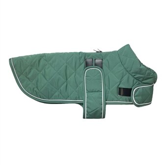 Happy pet hondenjas go walk quilted classic teal groen