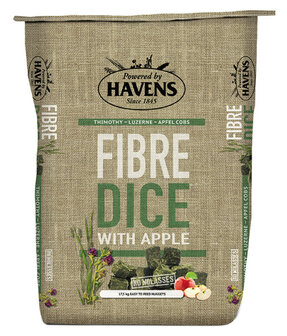 Havens Fibre Dice met appel 17,5kg