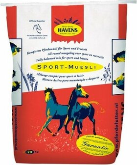 Havens Sportmuesli paardenmuesli 20kg