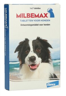 Milbemax tablet ontworming hond