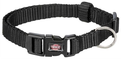 Trixie halsband hond premium zwart