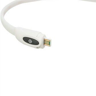 Trixie lichtgevende halsband hond usb siliconen oplaadbaar meerkleurig