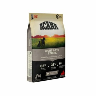 Acana light &amp; fit recip 11,4kg (ivm lichte transportschade)