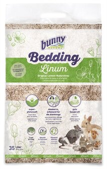 Bunny nature bunnybedding linum vlasvezel