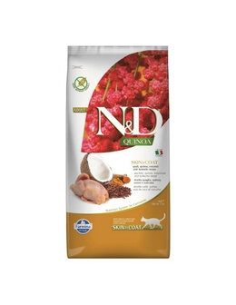 N&amp;D Quinoa Skin &amp; Coat Kwartel 5 kg (geen leesbare tht)