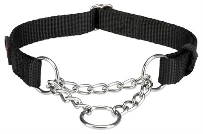 Trixie halsband hond premium choker zwart