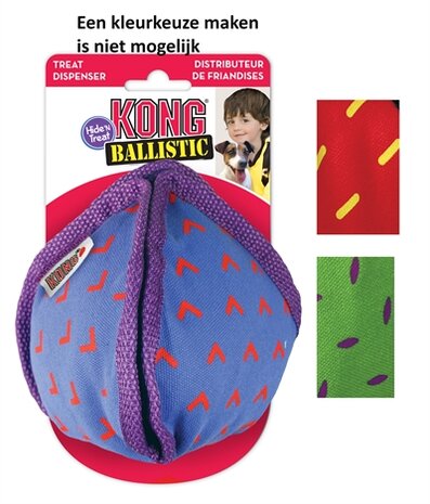 Kong ballistic hide 'n treat assorti