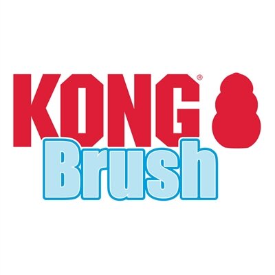 Kong brush schoonmaakborstel rood