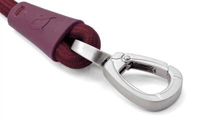 Morso hondenriem soft rope gerecycled plum paars