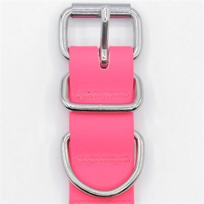 Morso halsband hond waterproof gerecycled passion pink roze