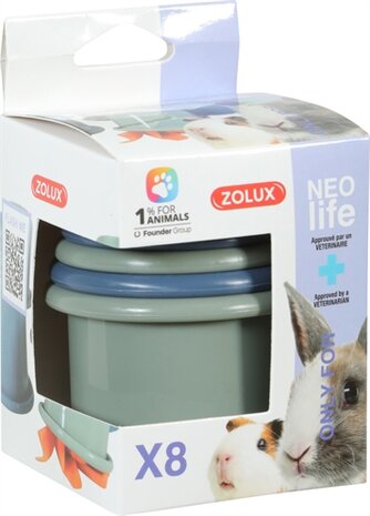 Zolux neolife treat hiding cup set