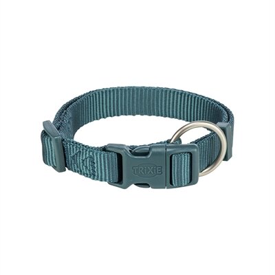 Trixie halsband hond premium petrol blauw