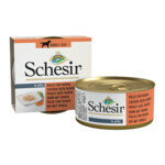 Schesir adult dog in jelly kip/papaya 150gram (tht 1-2025)