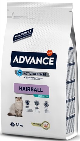 Advance cat sterilized hairball