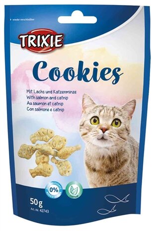 Trixie cookies met zalm en catnip