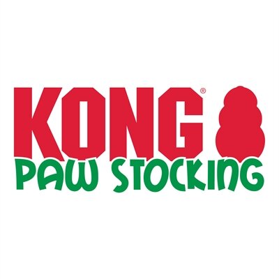 Kong holiday stocking paw kerstsok