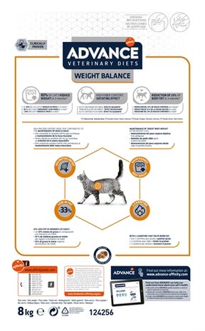 Advance veterinary diet cat weight balance