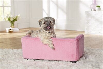 Enchanted hondenmand / sofa cookie roze