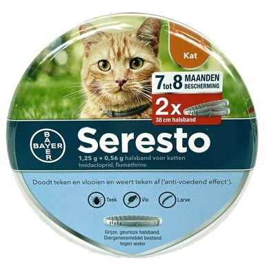 Seresto teken- en vlooienband kat